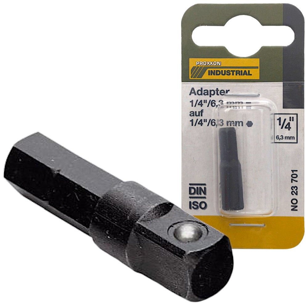 PROXXON 23701 Adapter do nasadek 1/4" na 1/4"