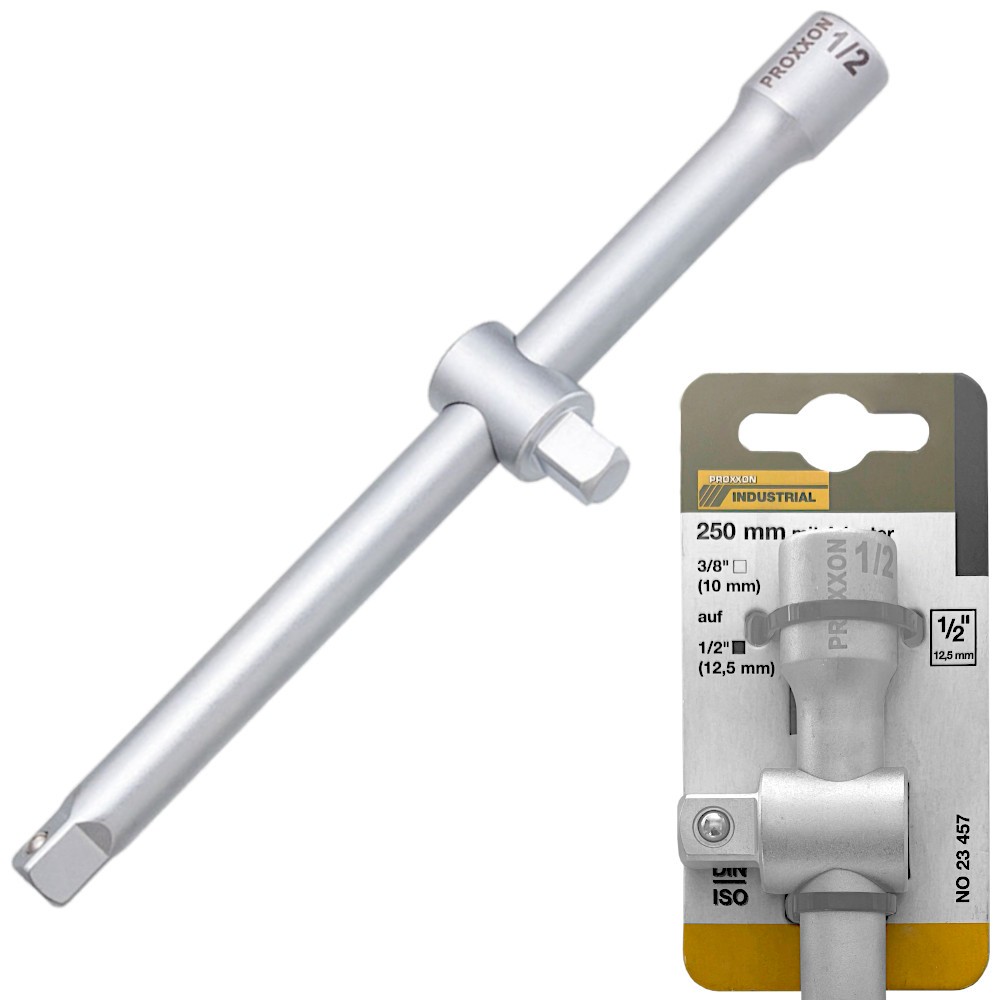 PROXXON 23457 Przedłużka 250mm Adapter 1/2" na 3/8"