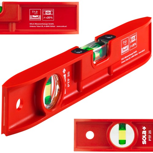 SOLA Poziomica plastikowa PTF 25 cm