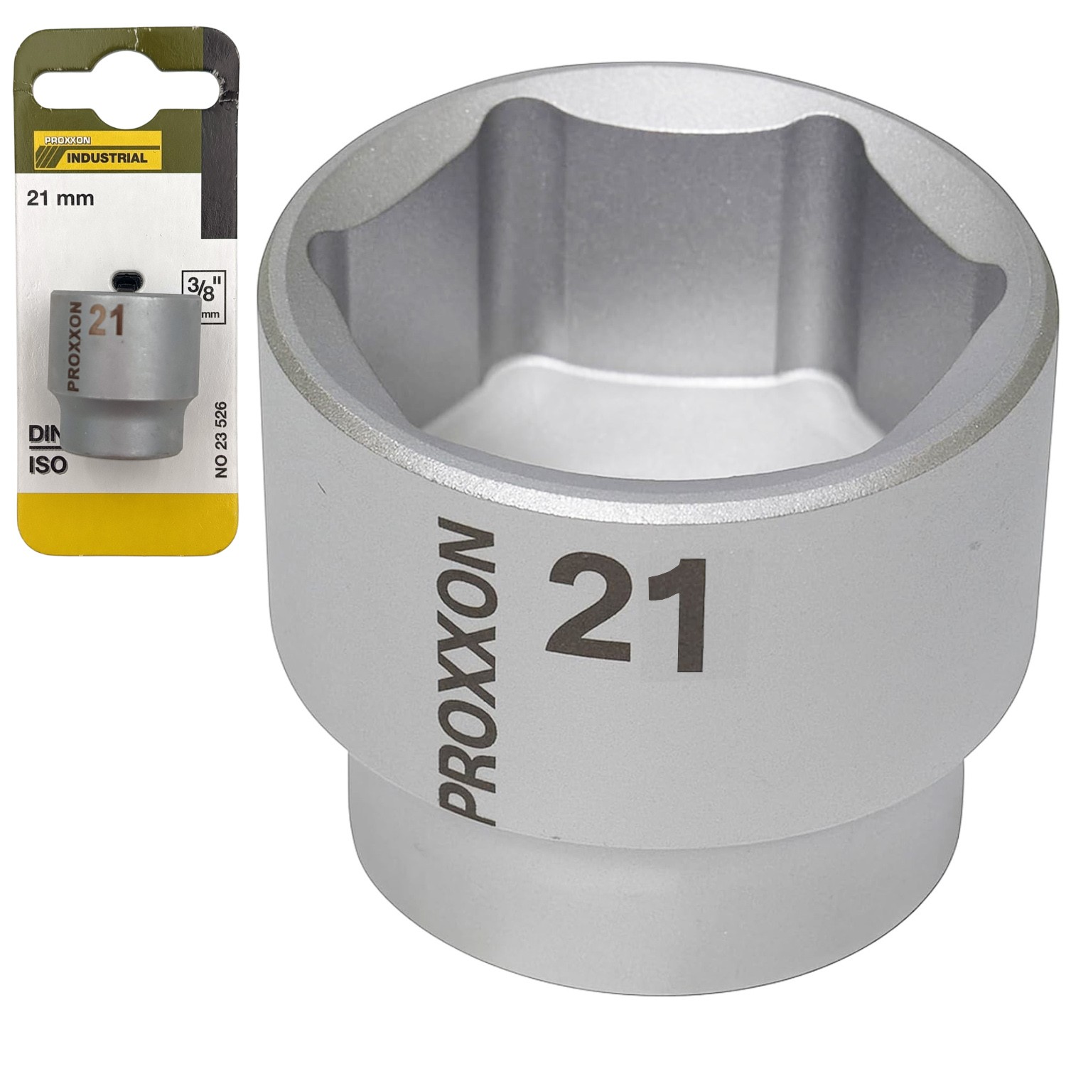 Nasadka krótka 21 mm - 3/8 cala PROXXON 23526