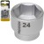 Nasadka krótka 24 mm - 3/8 cala PROXXON 23530