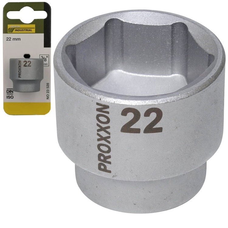 Nasadka krótka 22 mm - 3/8 cala PROXXON 23528