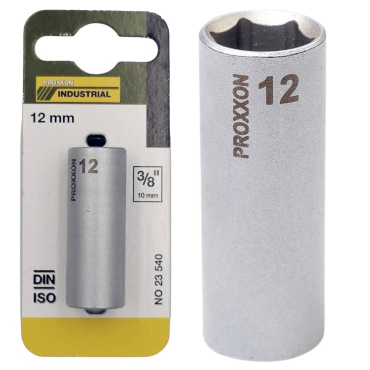 PROXXON 23540 Nasadka głęboka długa 12mm 3/8 cala