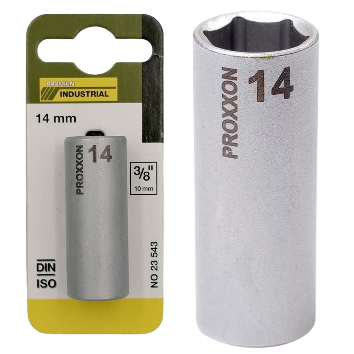 PROXXON 23543 Nasadka głęboka długa 14mm 3/8 cala