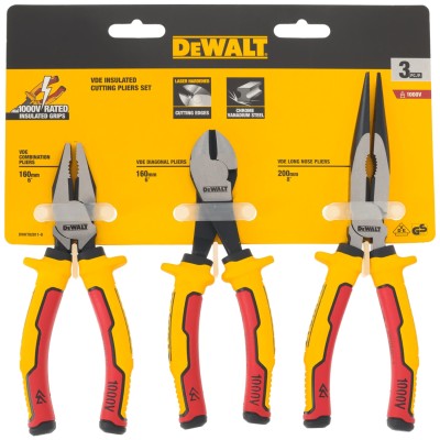 DeWALT Zestaw szczypiec VDE