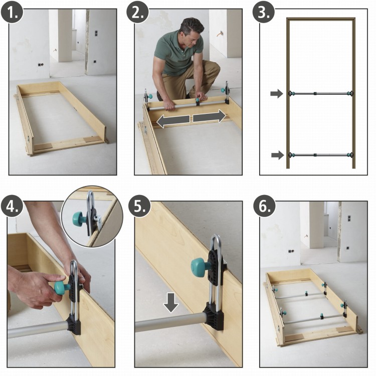 zastosowanie rozpieraka Wolfcraft