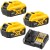 DEWALT DCB1104P3 Akumulator 18V XR Li-Ion 5,0Ah 3szt. DCB184 + ładowarka 4A