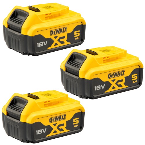 DEWALT DCB184 Akumulator 18V XR Li-Ion 5,0Ah 3szt.