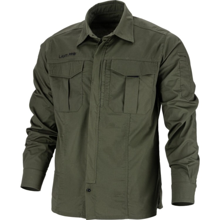 Koszula męska casual materiał rip-stop roz. XL zielona Lahti Pro L4181204