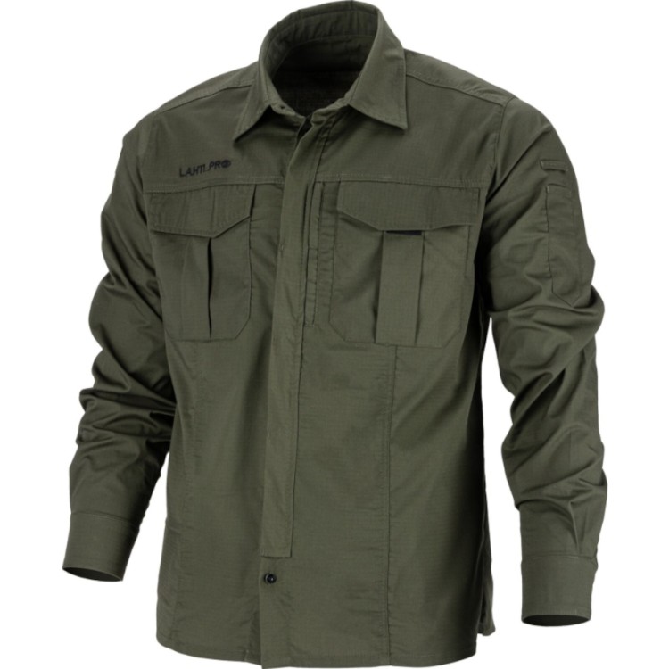 Koszula męska casual materiał rip-stop roz. 2XL zielona Lahti Pro L4181205