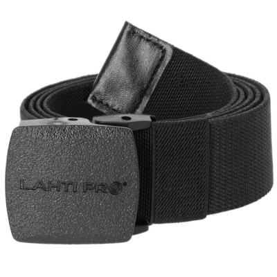 Pasek do spodni z klamrą metal free czarny 120cm Lahti Pro L9020600