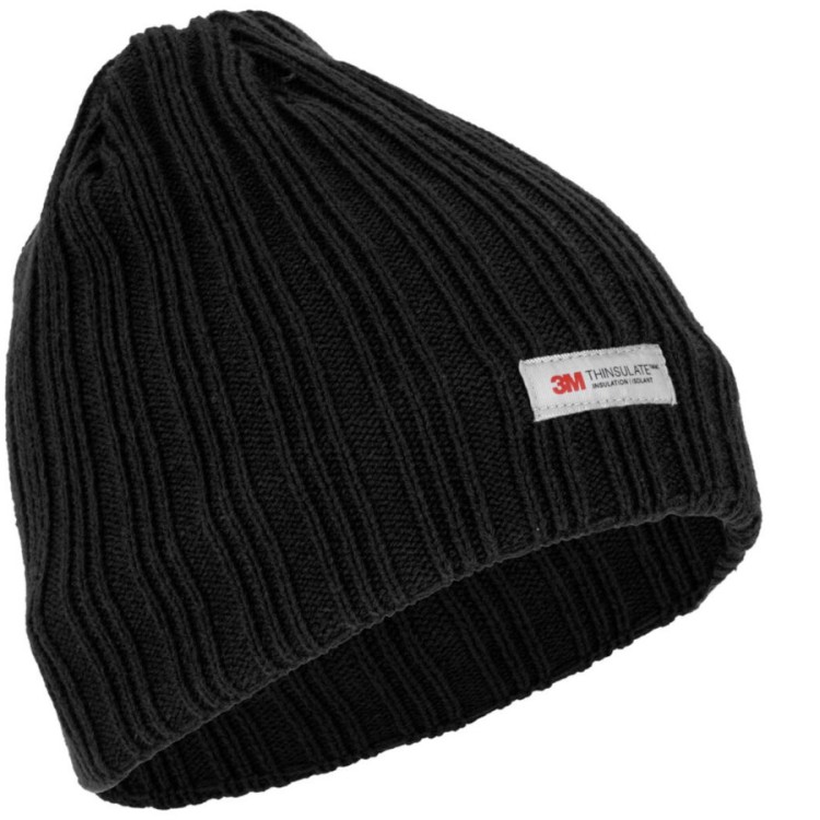 Czapka akrylowa z ociepliną THINSULATE 3M czarna Lahti Pro L102270S