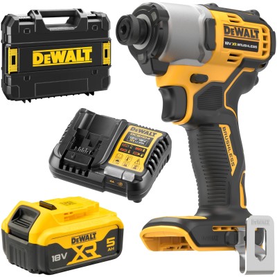 DeWALT DCF840P1 Zakrętarka udarowa 18V 192Nm 1x 5,0Ah Ładowarka