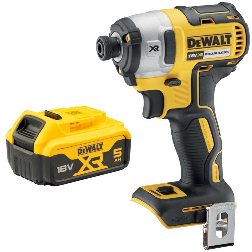 DEWALT DCF887N Zakrętarka udarowa 1/4" 18V 205Nm + akumulator 5.0Ah