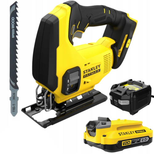 Wyrzynarka akumulatorowa 18V V20 torba STANLEY SFMCS600B + aku 2Ah + ład.