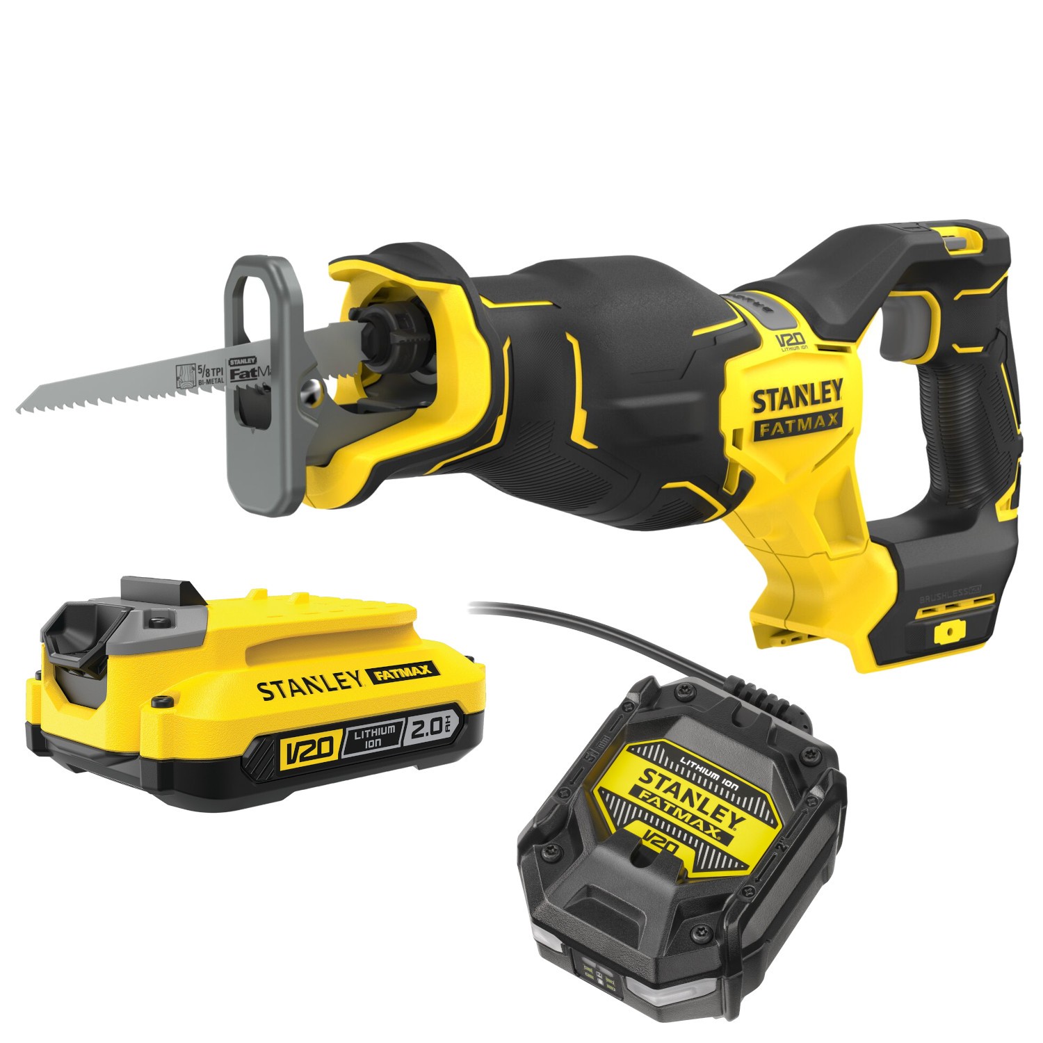 Piła szablasta akumulatorowa 18V V20 STANLEY SFMCS311B + aku 2Ah ład