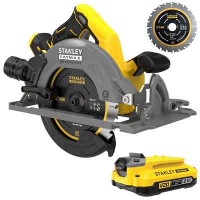 Piła tarczowa 18V 190mm Seria V20 STANLEY SFMCS551B + aku 2Ah