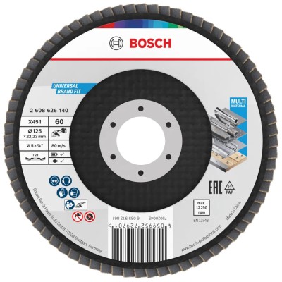 BOSCH Tarcza listkowa X451 do metalu
