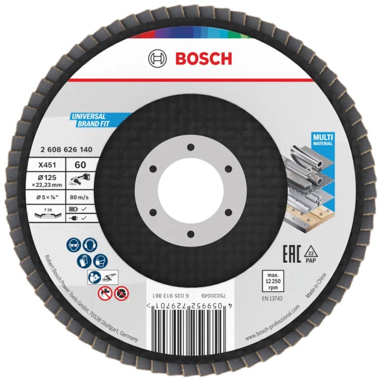 BOSCH Tarcza listkowa X451 do metalu