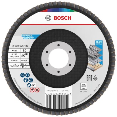 BOSCH Tarcza listkowa X451 do metalu