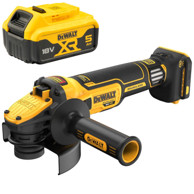 DEWALT DCG409VSN Szlifierka kątowa Flexvolt 125mm 18V + Akumulator 5 Ah