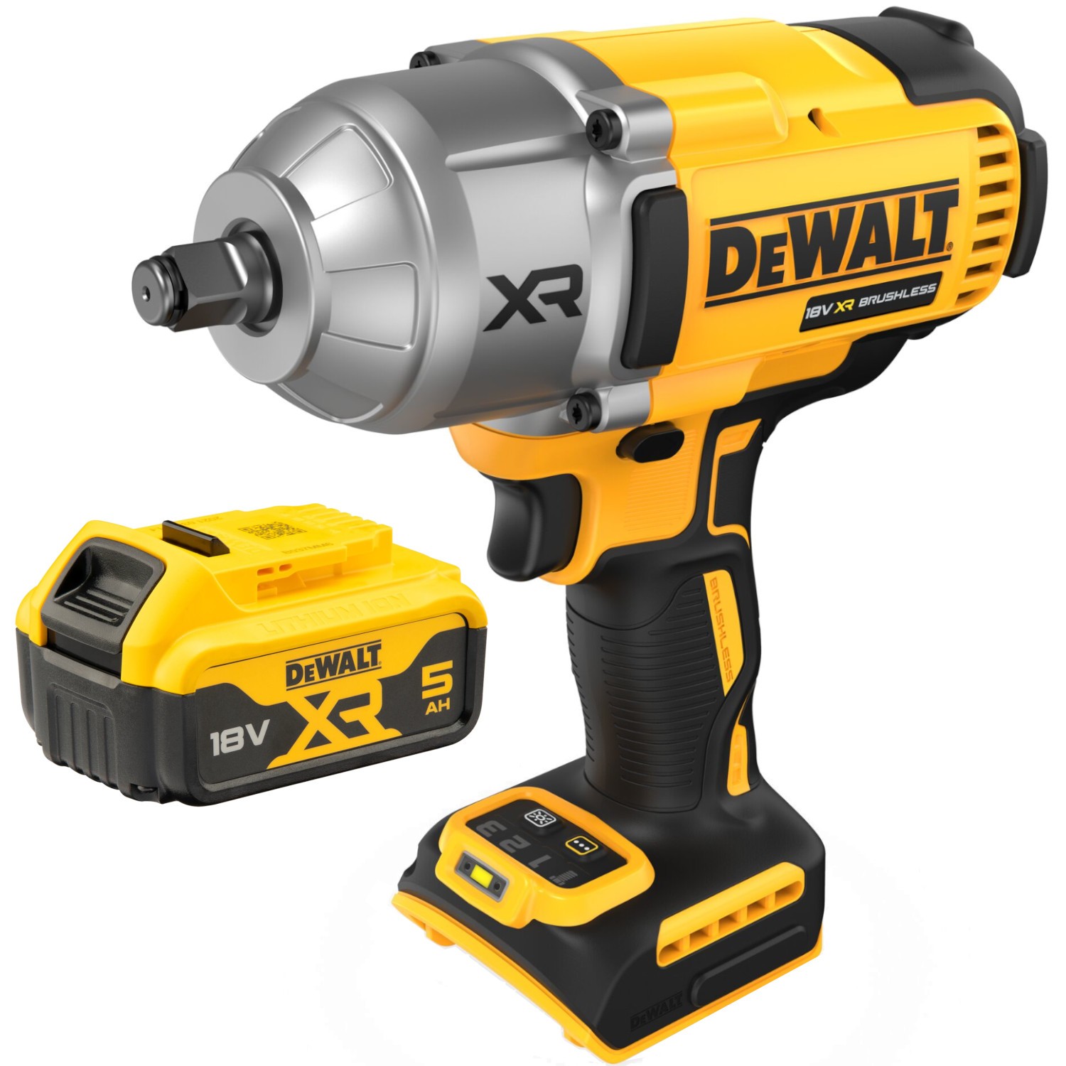 DEWALT DCF900N Klucz udarowy 18V 1/2" 1355Nm + akumulator 5Ah