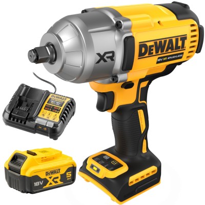 DEWALT DCF900 Klucz udarowy 18V 1/2" 1355Nm + akumulator 5.0Ah + ładowarka
