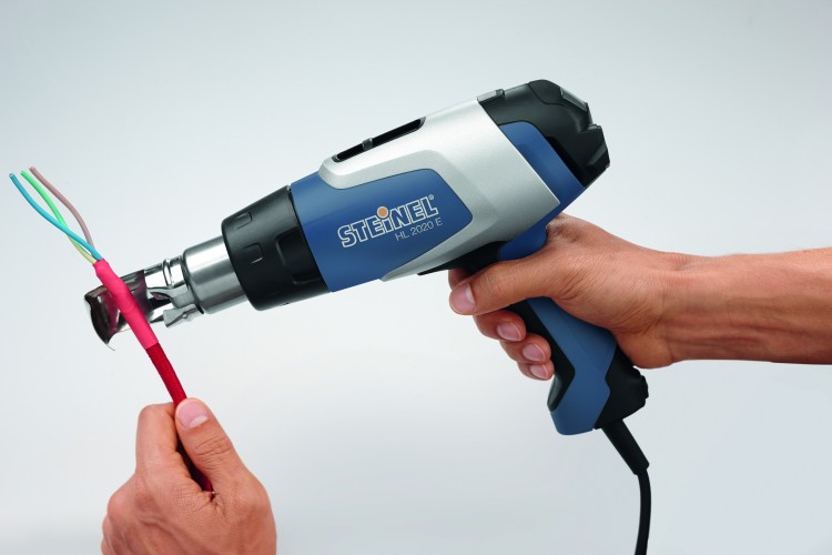 zastosowanie opalarki sieciowej 2200W STEINEL HL 2020 E do koszulek termokurczliwych
