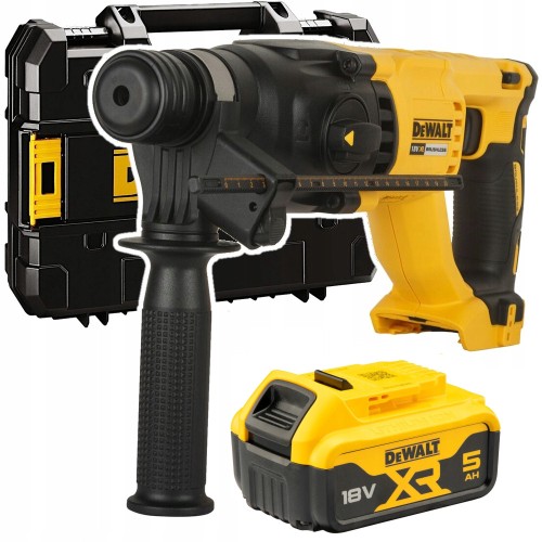 DEWALT DCH133NT Młotowiertarka akumulatorowa 18V SDS-Plus walizka + aku 5Ah