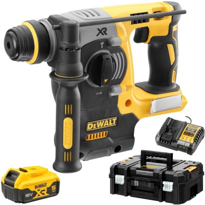 DEWALT DCH273P1 Młotowiertarka akumulatorowa SDS+ 18V aku 5Ah ładowarka TSTAK