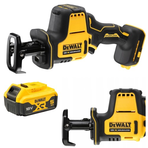 DEWALT DCS369N Pilarka szablowa 18V XR + aku 5Ah 18V DeWALT DCB184