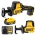 DEWALT DCS369N Pilarka szablowa 18V XR + aku 5Ah 18V DeWALT DCB184 + Ładowarka DeWALT DCB1104