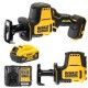 DEWALT DCS369N Pilarka szablowa 18V XR + aku 5Ah 18V DeWALT DCB184 + Ładowarka DeWALT DCB1104