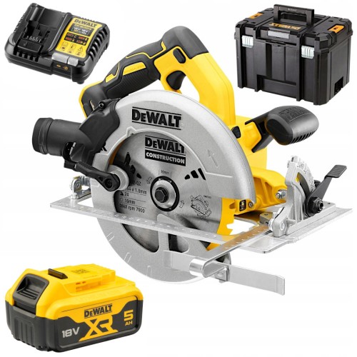 DEWALT DCS570NT Pilarka tarczowa 18V 184mm + Akumulator 5.0Ah + Kufer TSTAK