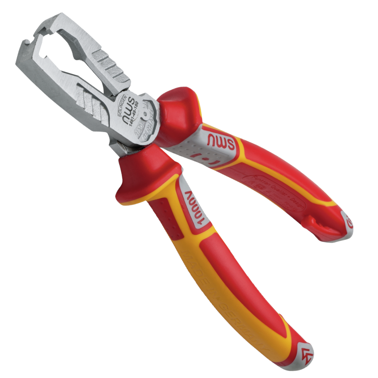 Wielofunkcyjne szczypce do ściągania izolacji MultiCutter VDE 180mm NWS 1451-49VDE-180