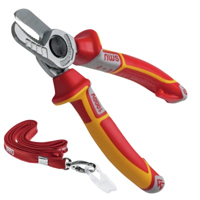 Nożyce do kabli 160mm VDE do zdejmowania NWS 043-49VDE-160 + smycz