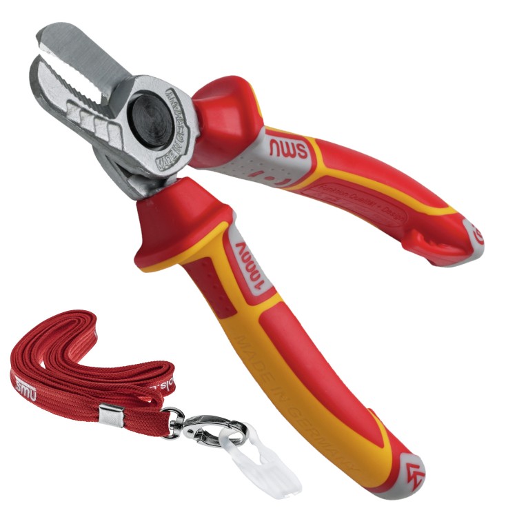 Nożyce do kabli 160mm VDE do zdejmowania NWS 043-49VDE-160 + smycz