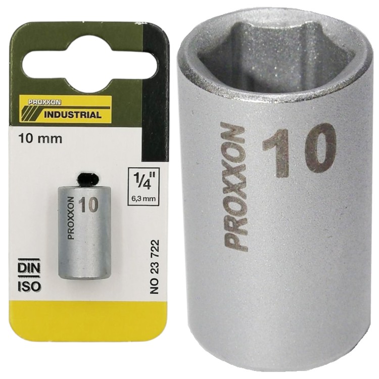 Nasadka krótka 10mm 1/4 cala PROXXON 23722