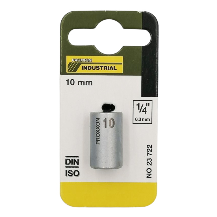 Nasadka krótka 10mm 1/4 cala CrV PROXXON 23722