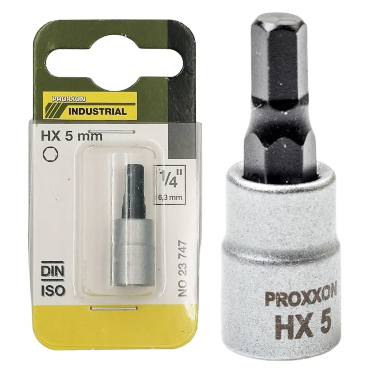 PROXXON 23747 Nasadka imbusowa 1/4'' HX 5mm