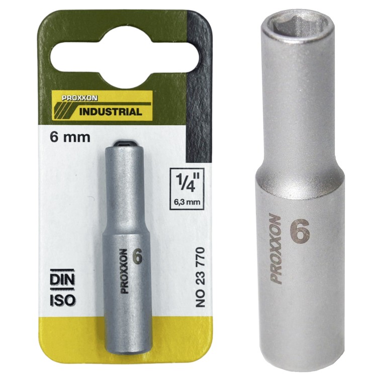Proxxon nasadka głęboka 1/4'' 6 mm 23770