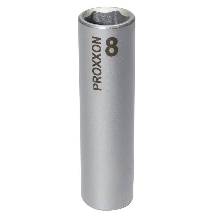 Nasadka 8mm 1/4 długa klucz nasadowy głęboka profesjonalna PROXXON 23774