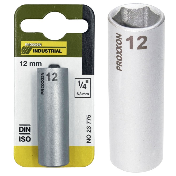 PROXXON 23775 Nasadka długa głęboka 12mm 1/4"
