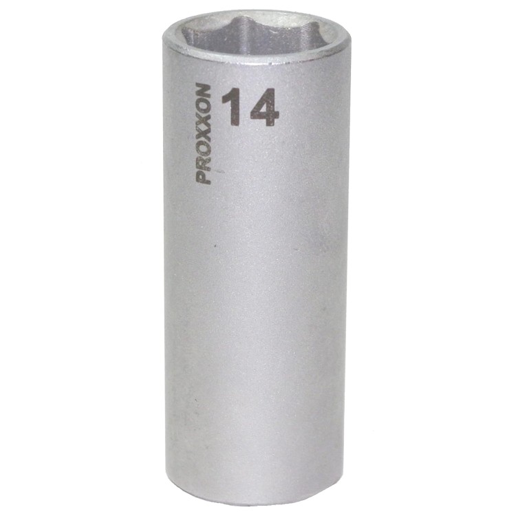 Nasadka 14mm 1/4 długa klucz nasadowy głęboka profesjonalna PROXXON 23773