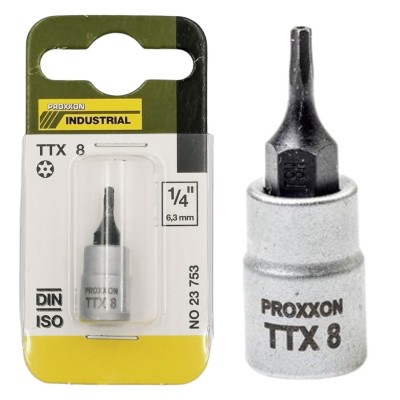 PROXXON 23753 Nasadka gwiazdkowa 1/4" TTX 8