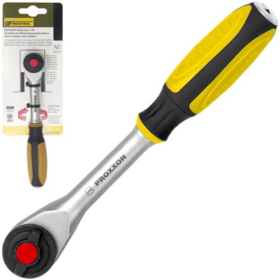 PROXXON Grzechotka klucz z mechanizmem obrotowym 1/4 cala 23082