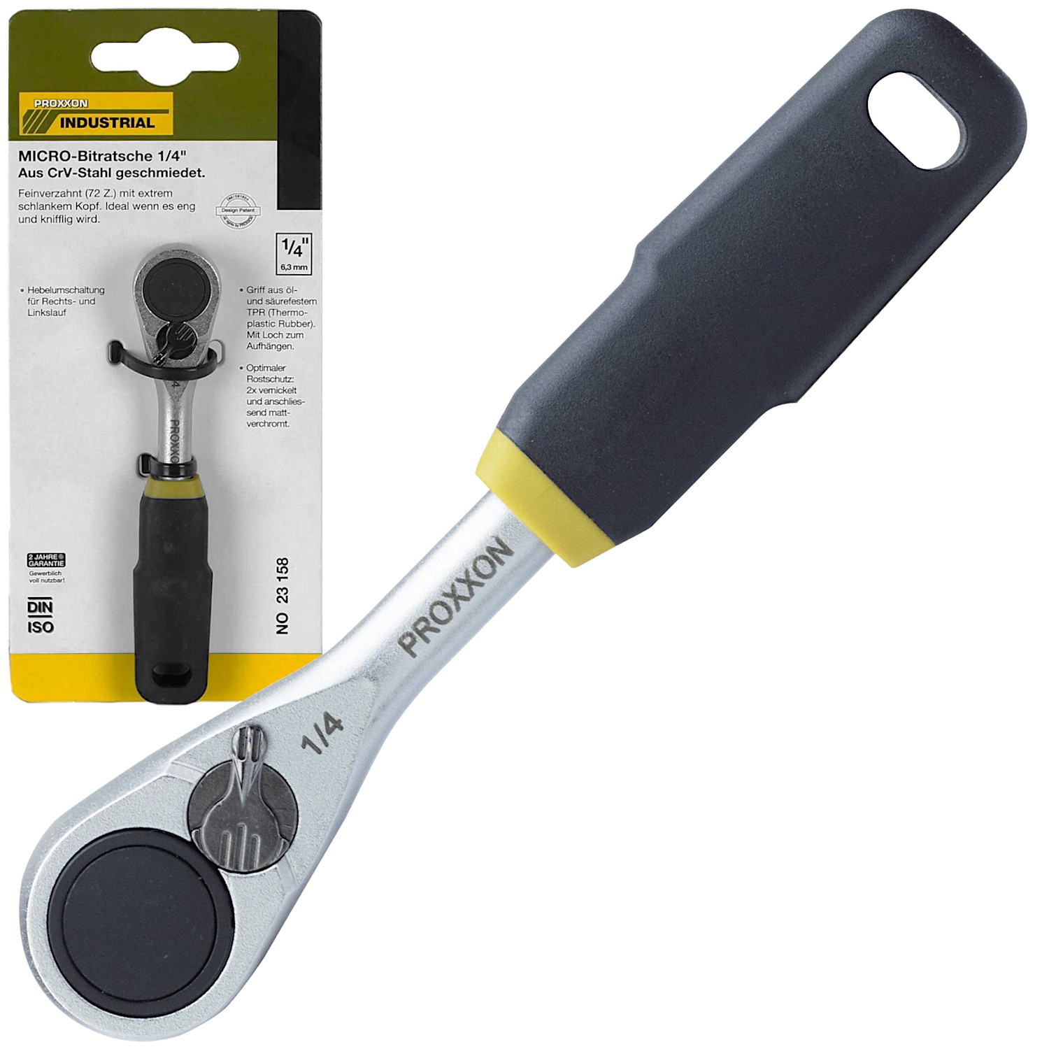 Grzechotka do bitów 1/4" PROXXON 23158