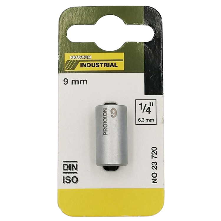 Nasadka krótka 9mm 1/4 cala CrV PROXXON 23720