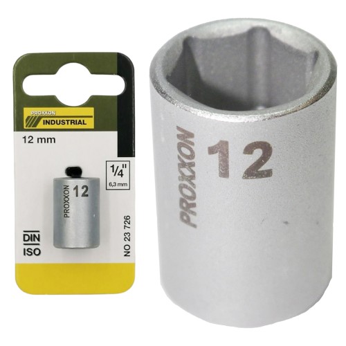 Nasadka krótka 12mm 1/4 cala PROXXON 23726