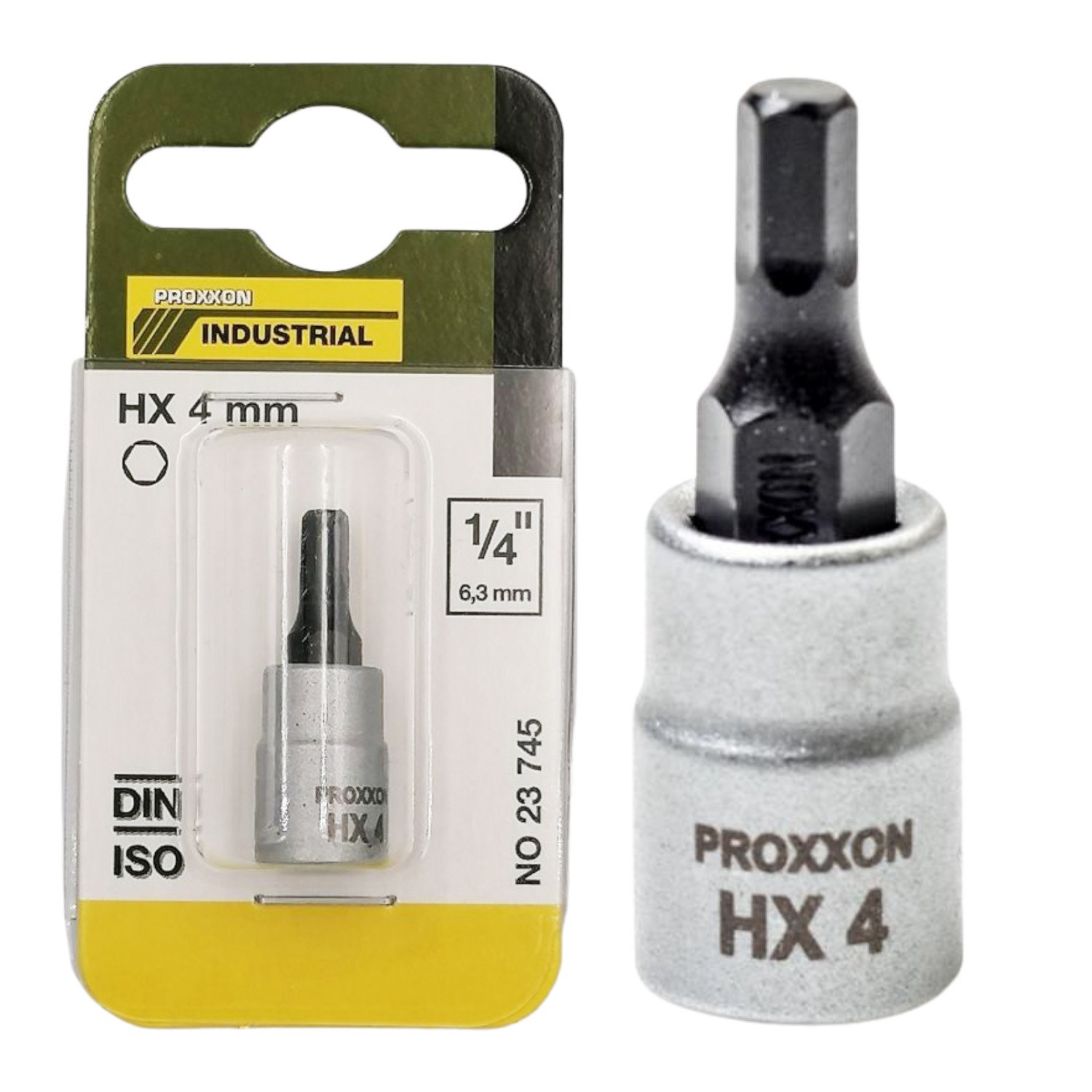PROXXON 23745 Nasadka imbusowa 1/4" HX 4mm